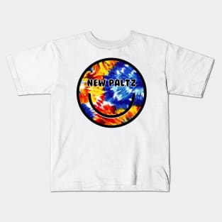 New Paltz Tie Dye Happy Face Kids T-Shirt